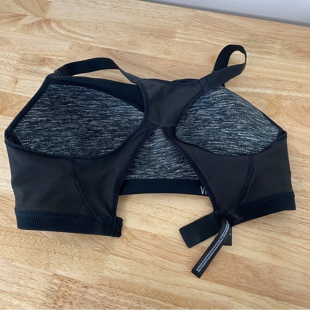 Victoria’s Secret VSX Sport Bra Heathered Black, Victoria Sport Women's Size 36D - Picture 7 of 14